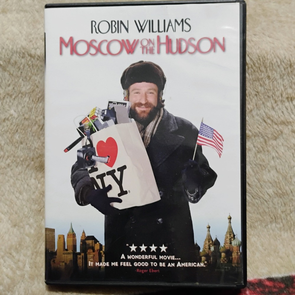 Moscow on the Hudson DVD Robin Williams 1984 Comedy Drama Movie Retro NYC